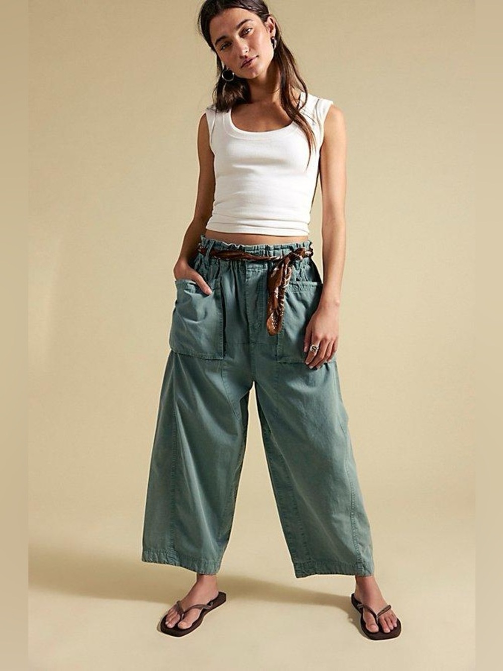 NWT! Free People We The Free Costa Pull On Harem Pants Sz Small